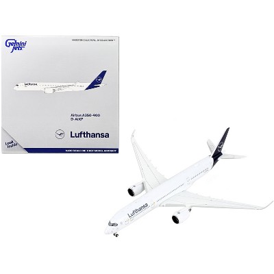 Airbus A350-900 Commercial Aircraft "Lufthansa - D-AIXP" White with Dark Blue Tail 1/400 Diecast Model Airplane by GeminiJets
