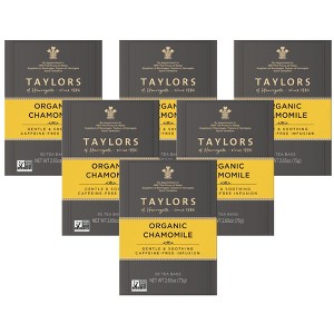 Taylors Of Harrogate Organic Chamomile Caffeine-Free Infusion Tea  - Case of 6/50 ct - 1 of 4