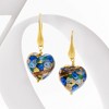 Ross-Simons Italian Multicolored Murano Glass Heart Bead Drop Earrings With 18kt Gold Over Sterling - 3 of 4