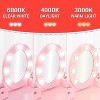 Kids Vanity Desk with Mirror and Lights,Toddler Vanity Table & Stool Set with Lighted Mirror, Girls Makeup Playset for Bedroom - 4 of 4
