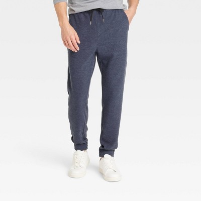Men's Regular Fit Tapered Sweatpants - Goodfellow & Co™ Navy Blue