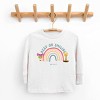 The Juniper Shop Mini Smiley Keep On Smiling Rainbow Toddler Long Sleeve Tee - 2 of 4