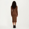 Anna-Kaci Women's Ribbed Knit Maternity Dress with Long Sleeves, Scoop Neckline and Stretch Fit Designed - 4 of 4