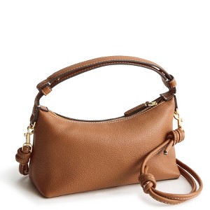 Vera Bradley Women's Leather Roxbury Crescent Crossbody Bag - 1 of 3