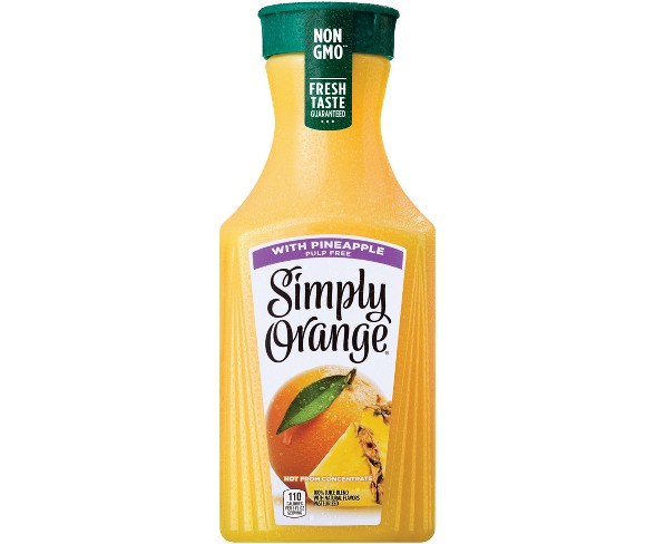 Simply Orange with Pineapple Juice Blend - 52 fl oz