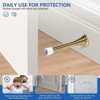 Attop 12-Pack Heavy Duty Spring Door Stops - Flexible Gold Door Stopper with Safe Rubber Tips, Protect Walls & Doors - 4 of 4