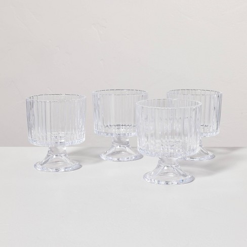 Flared Tealight Glass Cup - Clear Glass