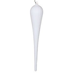 Vickerman Matte Glitter Drop Christmas Ornament - 1 of 3