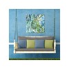 Cottage Garden West of The Wind Coastal Turtle Blue, Green 24 x 24 Inch Waterproof Gallery Wrapped Canvas, Outdoor Garden, Yard, Patio All Weather - 2 of 2
