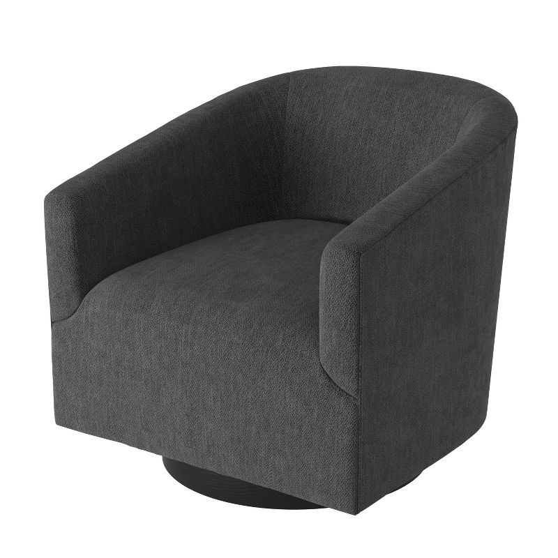 Comfort Pointe Geneva Wood Base Swivel Accent Chair, 5 of 12