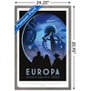 Trends International NASA - Europa Travel Poster Framed Wall Poster Prints - 3 of 4