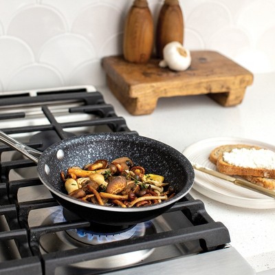 Nordic Ware 8" Black Aluminum Saute Skillet with Ceramic Coating