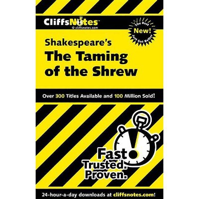  Cliffsnotes on Shakespeare's the Taming of the Shrew - (Cliffsnotes Literature Guides) by  Kate Maurer (Paperback) 