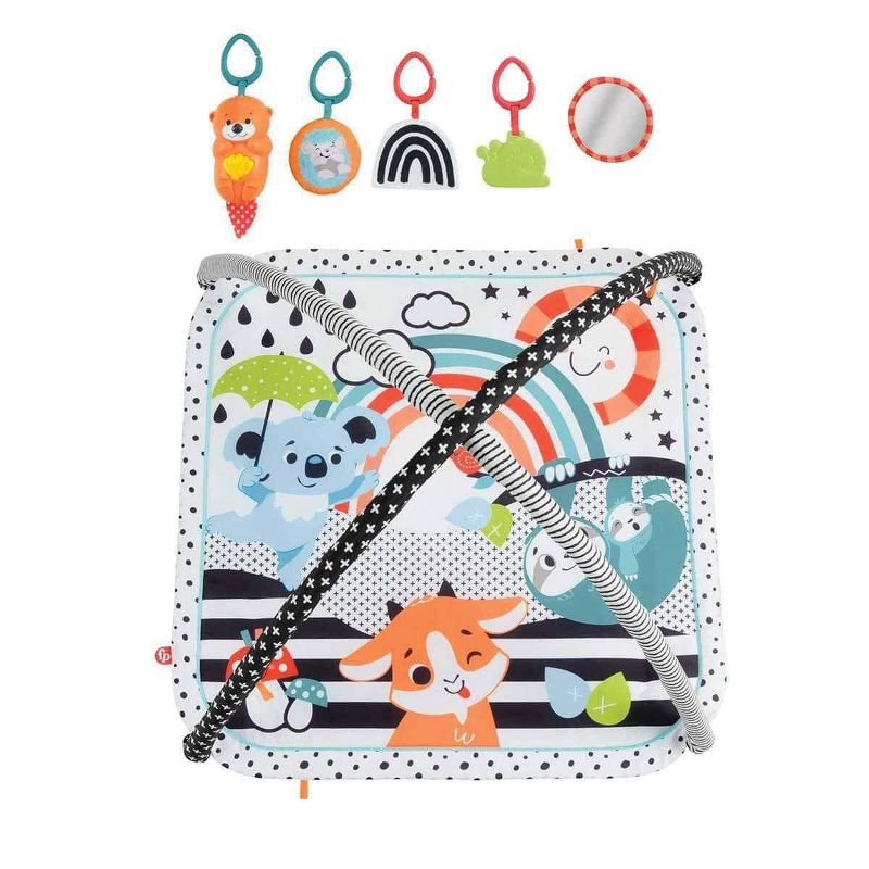 Fisher-Price 3-in-1 Music, Glow and Grow Gym Activity Play Mat, 5 of 7
