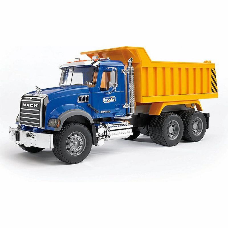 Bruder MACK Granite Dump Truck for Construction and Farm Pretend Play, 1 of 6
