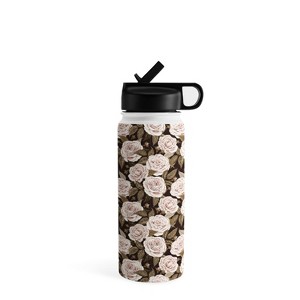 Avenie A Realm Of Roses Dark Academia Water Bottle - Society6 - 1 of 4
