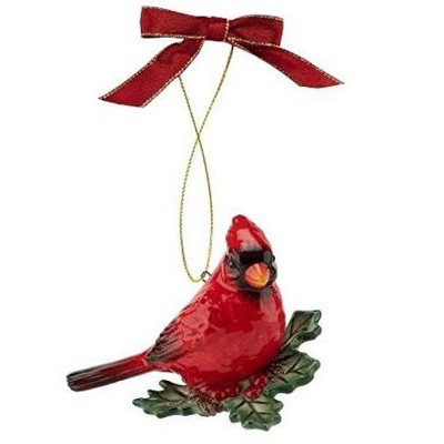 Spode Christmas Tree Cardinal Ornament - 3"