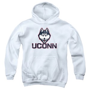 Boys' University Of Connecticut Distressed Primary Logo Hooded Sweatshirt - 1 of 4