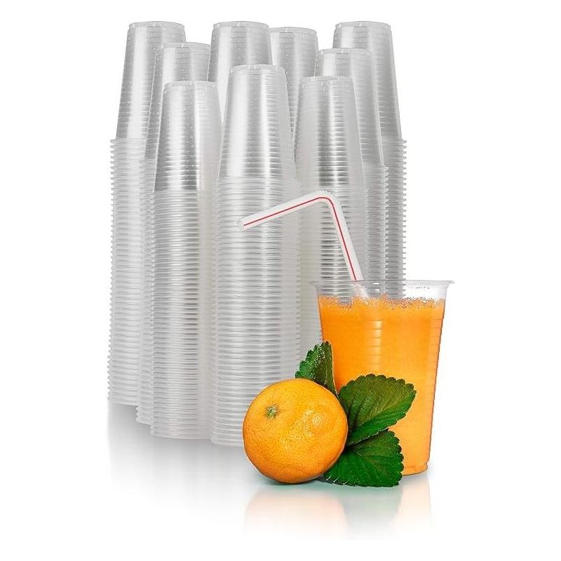 Crown Display 7 ounce cold beverage Plastic Cups- Transparent Disposable Cups Cold - 700 Count, 5 of 6