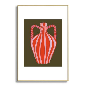 Marin Vaan Zaal Simple Vase Modern Still Life Metal Framed Art Print - Deny Designs - 1 of 4