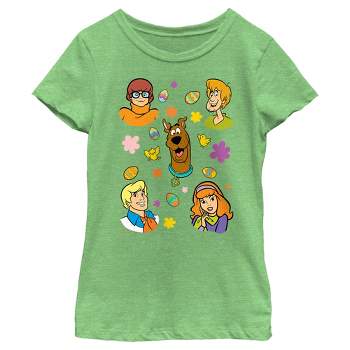 Girl\'s Scooby Doo Retro Gang In The Van T-shirt : Target