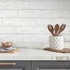 RoomMates Shiplap Wood Plank Peel And Stick Wallpaper White: Vinyl Wall Decal, Self-Adhesive, Modern Decor, 16 Pieces - 2 of 4