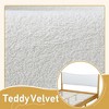 Queen Size, Solid Rubber Wooden Bed with Boucle Upholstered Headboard, Enhanced by Support Feet,Beech White - 2 of 4