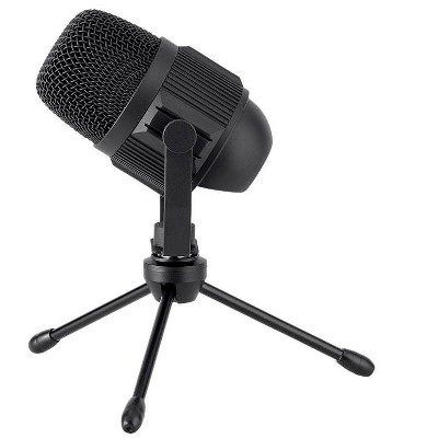 Monoprice USB Large Condenser Microphone With Stand, Plug and Play, Compatible With iOS And Android Mobile Devices - Stage Right Series