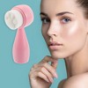 Unique Bargains Soft Silicone Synthetic Fiber Wool Cleansing Brush Cat's Paw 4.45"x1.69" 1 Pc - 2 of 4