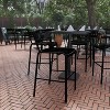 Flash Furniture Nash Commercial Grade Metal Indoor-Outdoor Bar Height Stool with 2 Slats - 2 of 4