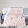 Lomsoe Christmas Throw Blanket, Pink Snowman Christmas Decorations Winter Warm Flannel Throw Blanket Farmhouse Holiday Xmas Blankets. - 4 of 4
