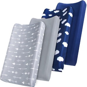 Biloban-Changing Pad Cover - 4 Pack, Ultra-Soft Microfiber, Soft & Breathable - 1 of 1