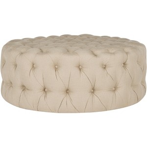 Charlene Tufted Cocktail Ottoman  - Safavieh - 1 of 3