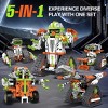 AENKYO 5 in 1 STEM Robot Building Kit, Dinosaur Building Toys, Remote & Controlled, for Boys Girls Christmas and Birthday - 539pcs - 2 of 4
