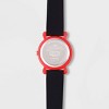Kids' Marvel Spider-Man Plastic Time Teacher Watch - Black - 4 of 4
