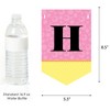 Big Dot of Happiness Pink Ducky Duck - Girl Birthday Party Bunting Banner - Pink Party Decorations - Happy Birthday - 3 of 4