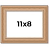 PosterPalooza | Photo Size Weathered Yellow Picture Frame - UV Acrylic, Foam Board Backing, Hanging Hardware - 2 of 4