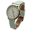 Olivia Pratt Stripped Pastel Colors Faux Leather Women Watch - 2 of 4