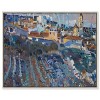 Art Remedy Joaquim Mir - Terraced Village Impresionism Landscape Wall Art Framed - 4 of 4
