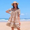 Women's Breezy Floral Beach Dress with Boho Charm - Cupshe - 4 of 4