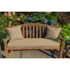 Casual Cushion Solid Sunbrella Fabric 1-Piece Indoor/Outdoor Square Throw Pillow - 2 of 4