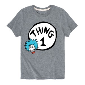 Boys' - Dr. Seuss - Thing One Short Sleeve Graphic T-Shirt - 1 of 4