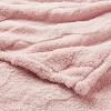 Wavy Jacquard Plush Blanket - Room Essentials™ - 3 of 3