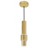 CWI Lighting Lena LED Integrated Mini Pendant With Satin Gold Finish - 3 of 4