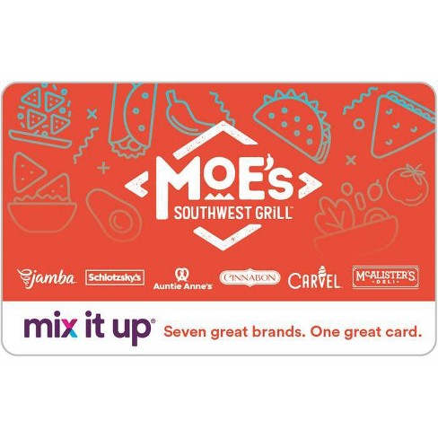 $200 Moe's Sw Grill Mix It Up Gift Card (email Delivery) : Target
