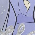 blue / purple / white