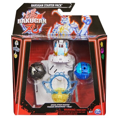 Bakugan Special Attack Mantid With Titanium Dragonoid And Trox Starter Pack  Figures : Target