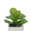 Unique Bargains Artificial Plants Ceramic Pot 2.01"x2.01"x5.51" 1 Pc - 4 of 4