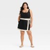 Women's Mini Wrap Skort - Ava & Viv™ - 3 of 3