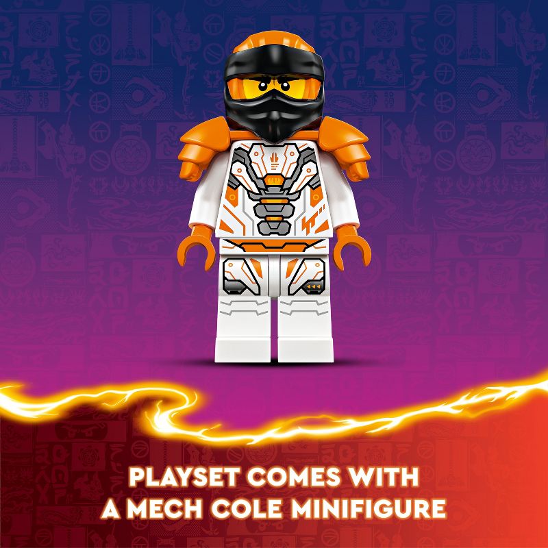 LEGO NINJAGO Cole&#39;s Titan Dragon Mech Adventure Ninja Toy 71821, 5 of 8